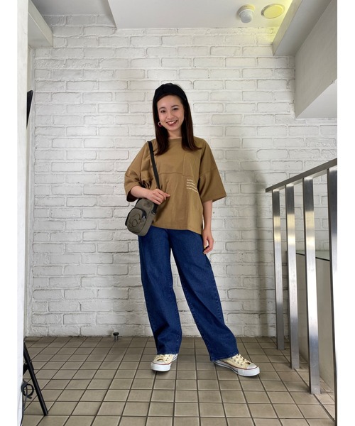 MARY QUANT(マリークワント)の「エンブロメッセージ プルオーバー(Tシャツ/カットソー・レディース・ブラウン/ブラック・M)」の19枚目の写真