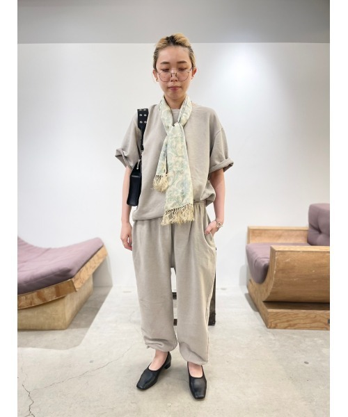 603（ロクマルサン）の「603 ショートスリーブ半袖スウェット（スウェット・レディース・ライトグレー・FREE）」の5枚目の写真