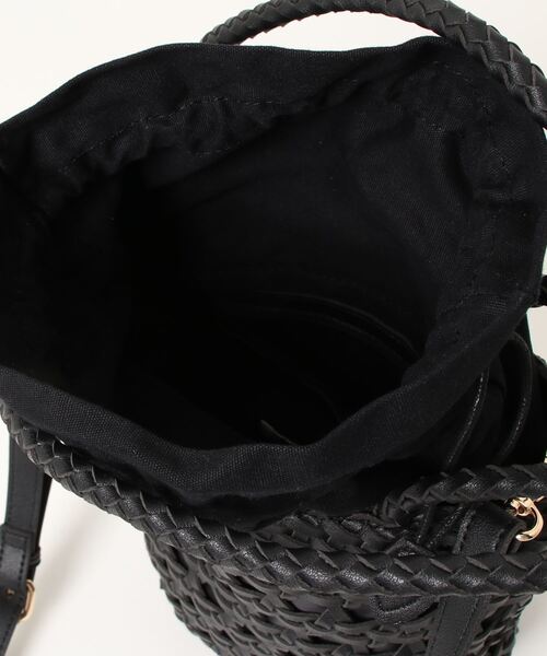 CIAOPANIC TYPY（チャオパニックティピー）の「メッシュ編み巾着ショルダー（ショルダーバッグ・レディース・ブラック/ブルー/オフホワイト/キャメル・ONE SIZE）」の19枚目の写真