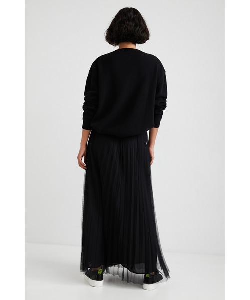 Desigual（デシグアル）の「ダブルレイヤード ロングプリーツスカート（スカート・レディース・ブラック・L/S/M）」の8枚目の写真