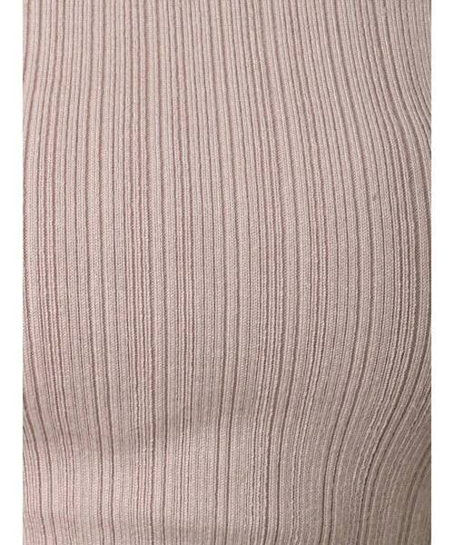 MERCURYDUO（マーキュリーデュオ）の「ランダムリブタートルニット（ニット/セーター・レディース・オフホワイト/ブラック/ラベンダー/ベージュ・FREE）」の19枚目の写真