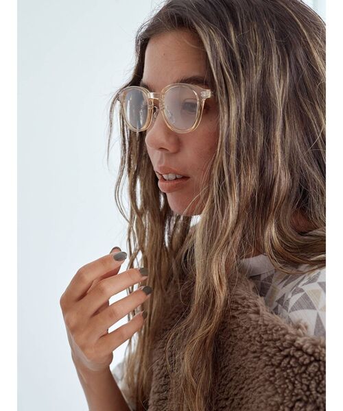 Ungrid（アングリッド）の「ラウンドフレーム伊達メガネ（メガネ・レディース・クリア・FREE）」の5枚目の写真