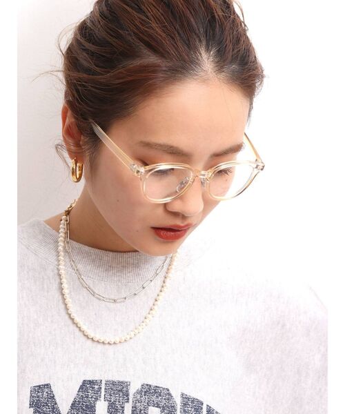 Ungrid（アングリッド）の「ラウンドフレーム伊達メガネ（メガネ・レディース・クリア・FREE）」の7枚目の写真