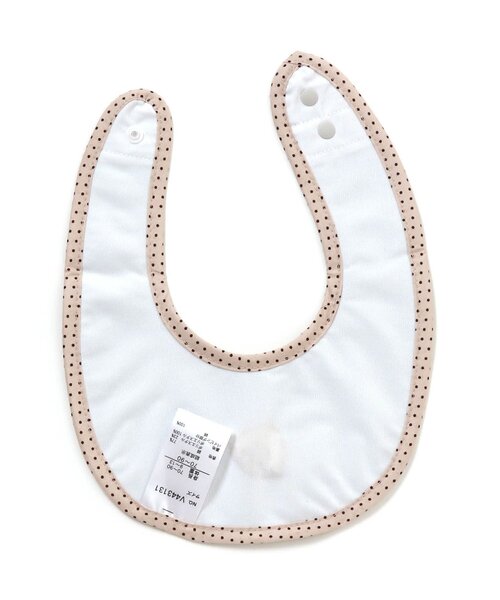 apres les cours（アプレレクール）の「■パイルおやつスタイ（スタイ/よだれかけ・キッズ・サックスブルー/アイボリー・90）」の6枚目の写真