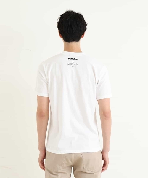 MICHEL KLEIN HOMME (ミッシェルクランオム)の「15周年VネックTシャツ(ウナギイヌ)(Tシャツ/カットソー・メンズ・ブラック/ホワイト・X-LARGE/LARGE/MEDIUM/48/44)」の5枚目の写真