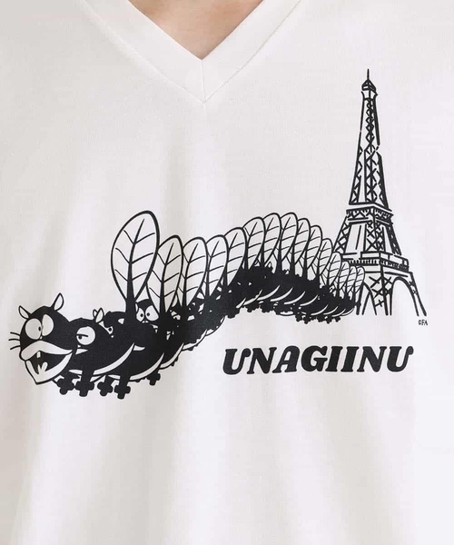 MICHEL KLEIN HOMME (ミッシェルクランオム)の「15周年VネックTシャツ(ウナギイヌ)(Tシャツ/カットソー・メンズ・ブラック/ホワイト・X-LARGE/LARGE/MEDIUM/48/44)」の8枚目の写真