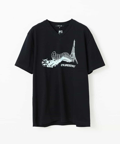 MICHEL KLEIN HOMME (ミッシェルクランオム)の「15周年VネックTシャツ(ウナギイヌ)(Tシャツ/カットソー・メンズ・ブラック/ホワイト・X-LARGE/LARGE/MEDIUM/48/44)」の13枚目の写真