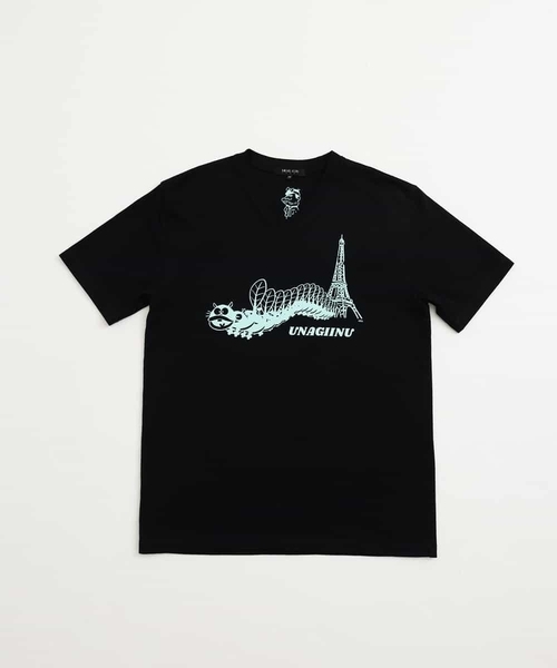 MICHEL KLEIN HOMME (ミッシェルクランオム)の「15周年VネックTシャツ(ウナギイヌ)(Tシャツ/カットソー・メンズ・ブラック/ホワイト・X-LARGE/LARGE/MEDIUM/48/44)」の14枚目の写真
