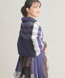 Johnstons of Elgin | 【別注】<JOHNSTONS(ジョンストンズ)>チェック ストール(ストール/ショール)