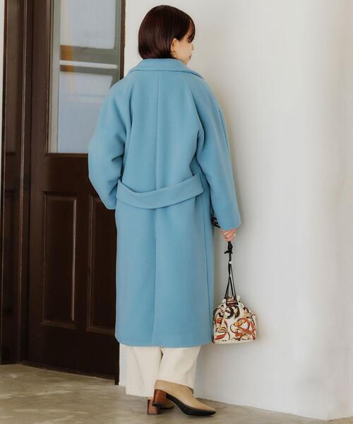 日本製✩新品未使用✩リバーシブル✩ブルーフォックス＆ラパン✩ファーコート✩軽い green label relaxing（グリーンレーベルリラクシング）の「【WEB限定