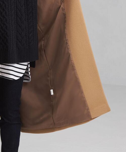 green label relaxing（グリーンレーベルリラクシング）の「【WEB限定】［XS/H148-155㎝］FAbRICA ファブリカ チェスター コート（チェスターコート・レディース・ターコイズブルー/ベージュ/ダークグレー・XS）」の16枚目の写真