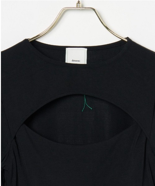 CANNABIS LADIES(カンナビス レディース)の「determ;/DT050312 SLASH TEE(Tシャツ/カットソー・レディース・ホワイト/ブラック/その他・2/0)」の17枚目の写真