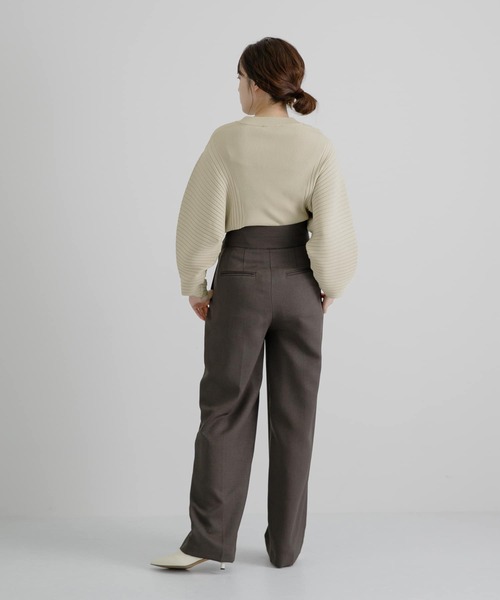 LAATO（ラート）の「BALLOON KNIT（ニット/セーター・レディース・オフホワイト/パープル・FREE）」の8枚目の写真