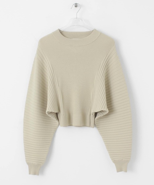 LAATO（ラート）の「BALLOON KNIT（ニット/セーター・レディース・オフホワイト/パープル・FREE）」の9枚目の写真