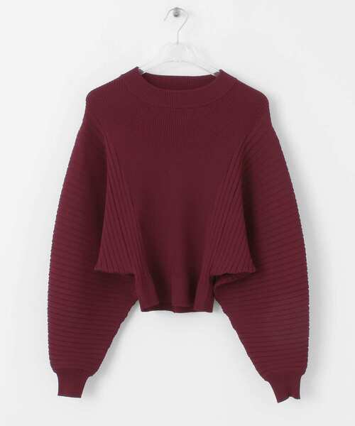 LAATO（ラート）の「BALLOON KNIT（ニット/セーター・レディース・オフホワイト/パープル・FREE）」の10枚目の写真