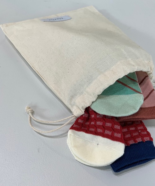 SANSeLF（サンセルフ）の「【SANSeLF】Se original pouch bag S sank21a003（ラッピングキット・レディース・アイボリー・S）」の3枚目の写真