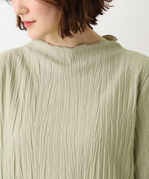 DRESKIP（ドレスキップ）の「◆ランダムプリ－ツトップス（Tシャツ/カットソー・レディース・ブラック/カーキ/ライトベージュ・03/02）」の4枚目の写真