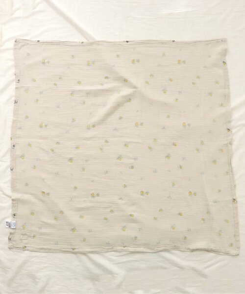 apres les cours（アプレレクール）の「総柄ガーゼケット（その他ベビー用品・キッズ・イエロー/ピンク・FREE）」の5枚目の写真