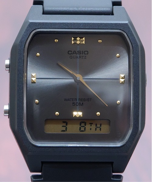 CASIO(カシオ)の「CASIO カシオ:AW48HE アナデジ ウレタン チープカシオ(デジタル腕時計・レディース・ブラック/グレー/シルバー/ゴールド・FREE)」の9枚目の写真