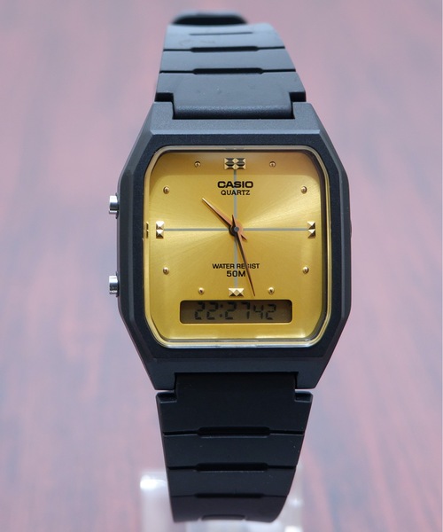 CASIO(カシオ)の「CASIO カシオ:AW48HE アナデジ ウレタン チープカシオ(デジタル腕時計・レディース・ブラック/グレー/シルバー/ゴールド・FREE)」の14枚目の写真