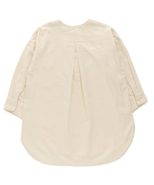 Ampersand（アンパサンド）の「ヨークデザインロングシャツ（シャツ/ブラウス・キッズ・カーキ/アイボリー/キャメル・90/100/110/120/80/130/70/140）」の5枚目の写真