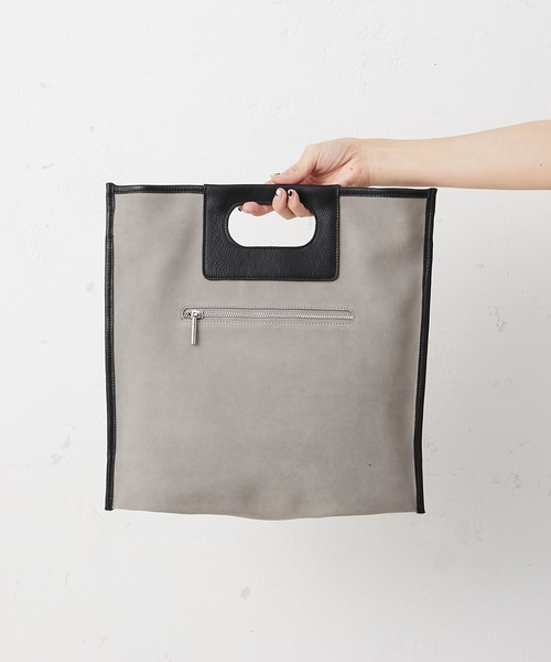 ear PAPILLONNER（イアパピヨネ）の「【牛革】くり手スエード調2WAY  