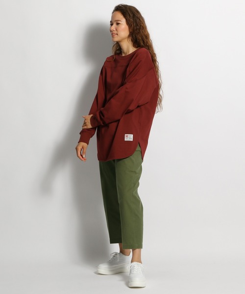 niko and...(ニコアンド)の「MAMストレッチベイカーパンツ(その他パンツ・レディース・カーキ/クリーム/ブラック・LARGE/MEDIUM)」の6枚目の写真