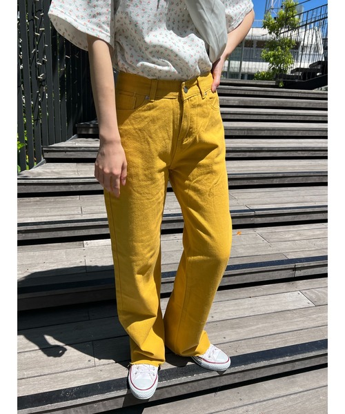 WC（ダブル シー）の「カラーデニムパンツ（デニムパンツ）」 - WEAR