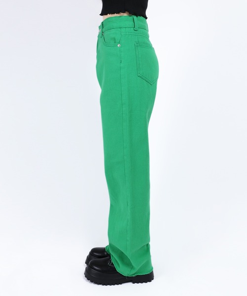 WC（ダブル シー）の「カラーデニムパンツ（デニムパンツ・レディース・ピンク/オレンジ/グリーン/イエロー/ホワイト/パープル/マスタード・FREE）」の15枚目の写真