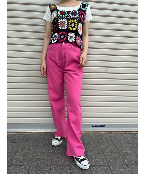 WC（ダブル シー）の「カラーデニムパンツ（デニムパンツ）」 - WEAR