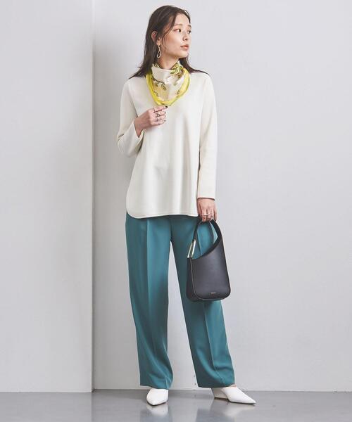03T534☆ UNITED ARROWS ラウンドヘム ロングスリーブ ニット UNITED ARROWS（ユナイテッドアローズ）の「＜UNITED ARROWS＞RY