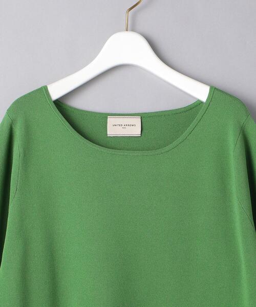 03T534☆ UNITED ARROWS ラウンドヘム ロングスリーブ ニット UNITED ARROWS（ユナイテッドアローズ）の「＜UNITED ARROWS＞RY