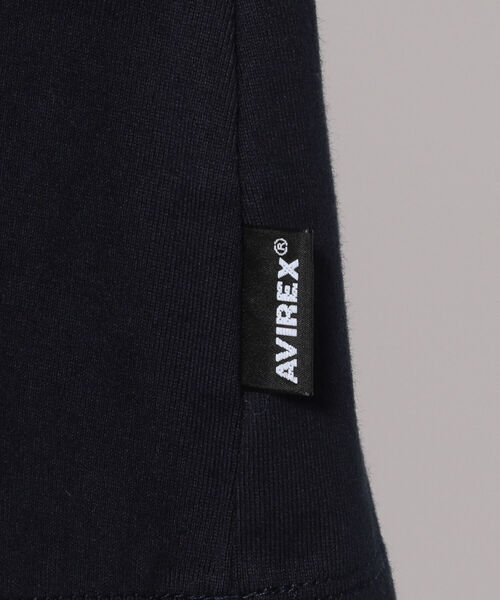 AVIREX(アヴィレックス)の「ファティーグロングスリーブティーシャツ/ L/S FATIGUE T-SHIRT(Tシャツ/カットソー・レディース・ネイビー/ホワイト/Black/ブラック・SMALL/MEDIUM/LARGE)」の12枚目の写真