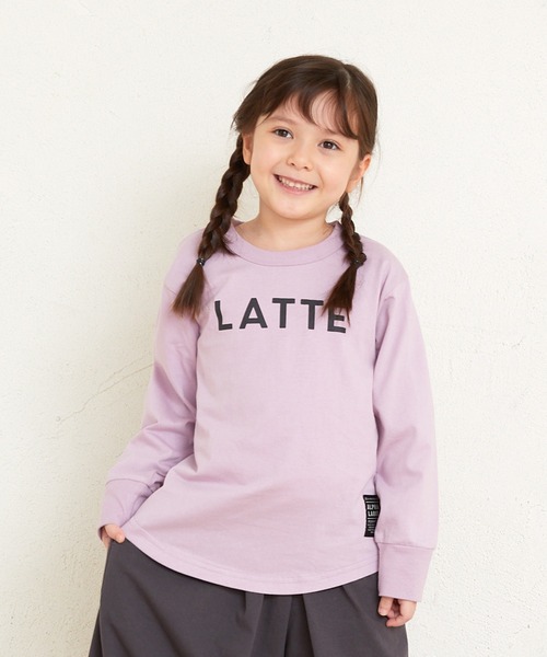 ALPHA LABEL(アルファーレーベル)の「CAFE LOGO T-SHIRTS(Tシャツ/カットソー・キッズ・ブラック/ピンク/カーキ/サックスブルー/オフホワイト/ベージュ・100/110/120/130/150/140/90)」の6枚目の写真