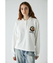 MOUSSY | EMBROIDERY POLO プルオーバー(スウェット)