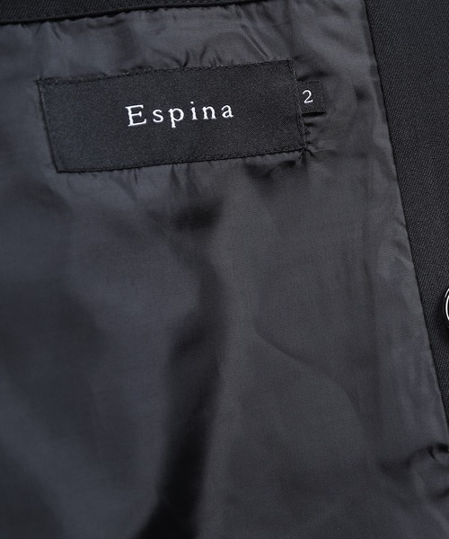 Espina（エスピナ）の「TRショートダブルテーラードジャケット（テーラードジャケット・メンズ・ブラック・MEDIUM/LARGE）」の5枚目の写真