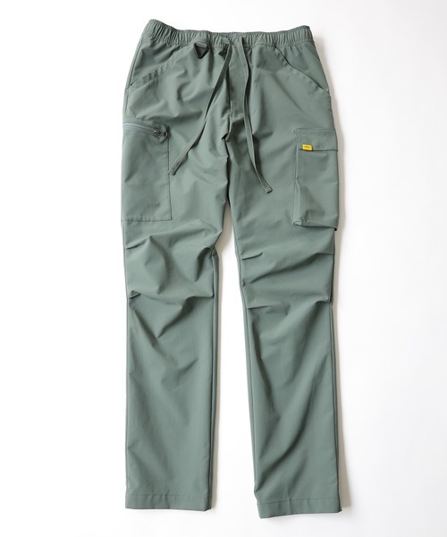 NUMBER (N)INE(ナンバーナイン)の「TAPERED ASYMMETRIC POCKET DRAWSTRING CARGO TROUSERS / アシンメトリックポケット テーパードカーゴパンツ(カーゴパンツ・メンズ・ブラック/オリーブ・2/4/3)」の2枚目の写真
