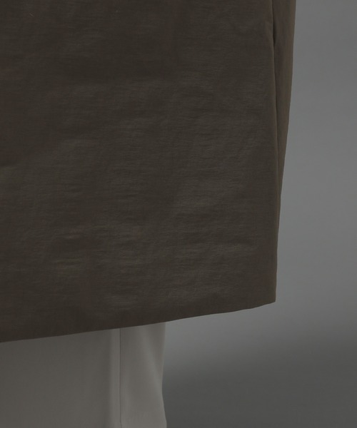 HARE（ハレ）の「【WEB限定】スーパーロングコート(HARE)（ステンカラーコート・メンズ・ブラック/グリーン・FREE）」の14枚目の写真