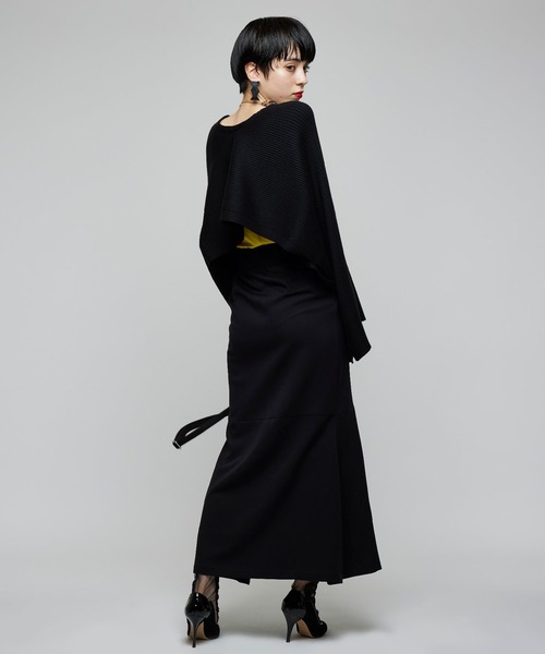 Narcissus(ナルシス)の「【Narcissus】ハイウエストフレアスカート(スカート・レディース・ブラック/グレー・FREE)」の8枚目の写真