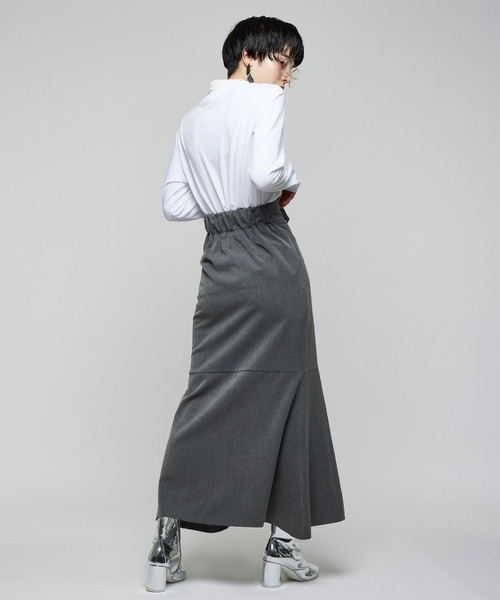 Narcissus(ナルシス)の「【Narcissus】ハイウエストフレアスカート(スカート・レディース・ブラック/グレー・FREE)」の11枚目の写真