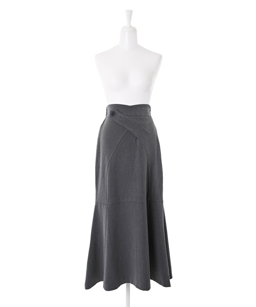 Narcissus(ナルシス)の「【Narcissus】ハイウエストフレアスカート(スカート・レディース・ブラック/グレー・FREE)」の4枚目の写真