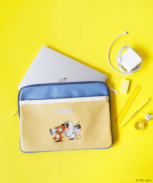 Tom＆Jerry（トムアンドジェリー）の「【公式】TOMandJERRY　バイカラーPCケース（PC・タブレットケース・レディース・イエロー/ピンク・FREE）」の18枚目の写真