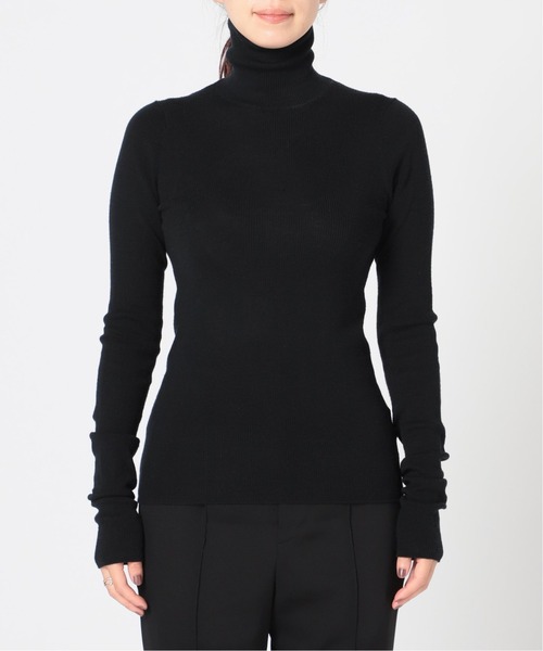 VERMEIL par iena - 美品♪ヴェルメイユパーイエナ タートルネックニット プルオーバー ウール 紺色 VERMEIL par iena - 美品♪ヴェルメイユパーイエナ