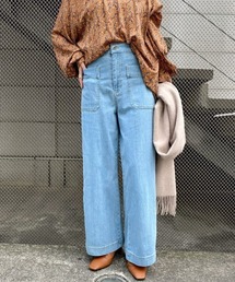 RIVE DROITE | 美脚デニムが今季も登場　サイドポケットデニムパンツ(デニムパンツ)