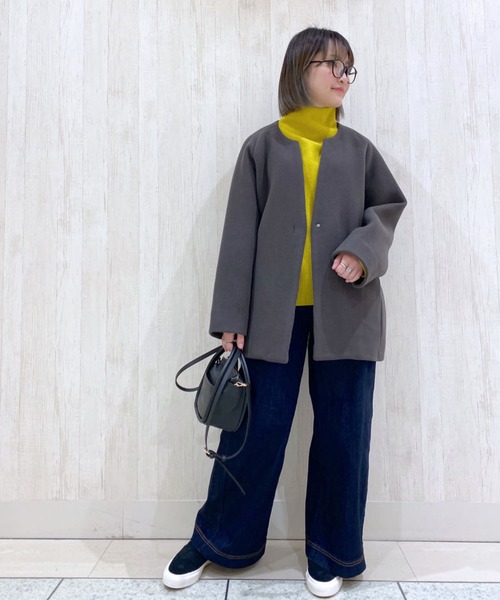 RIVE DROITE(リヴドロワ)の「《2サイズ展開》美脚デニムが今季も登場 サイドポケットデニムパンツ(デニムパンツ・レディース・ネイビー/ブルー・38/36)」の11枚目の写真