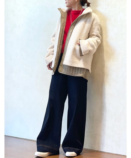 RIVE DROITE(リヴドロワ)の「《2サイズ展開》美脚デニムが今季も登場 サイドポケットデニムパンツ(デニムパンツ・レディース・ネイビー/ブルー・38/36)」の12枚目の写真