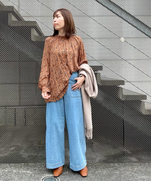 RIVE DROITE(リヴドロワ)の「《2サイズ展開》美脚デニムが今季も登場 サイドポケットデニムパンツ(デニムパンツ・レディース・ネイビー/ブルー・38/36)」の5枚目の写真