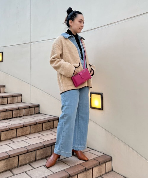 RIVE DROITE(リヴドロワ)の「《2サイズ展開》美脚デニムが今季も登場 サイドポケットデニムパンツ(デニムパンツ・レディース・ネイビー/ブルー・38/36)」の9枚目の写真