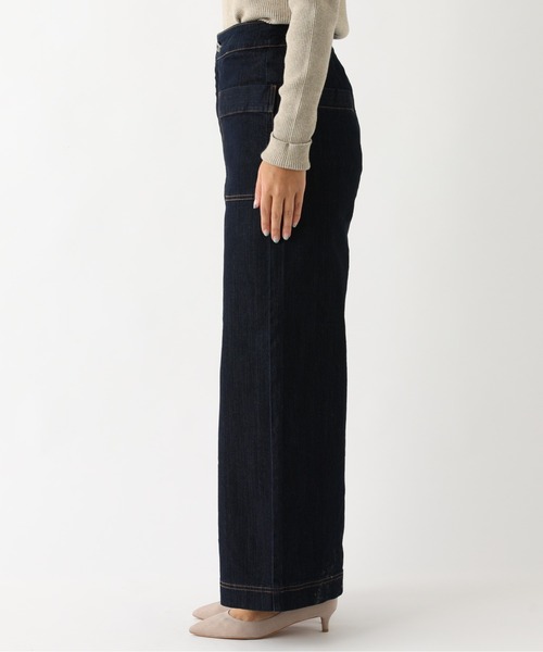 RIVE DROITE(リヴドロワ)の「《2サイズ展開》美脚デニムが今季も登場 サイドポケットデニムパンツ(デニムパンツ・レディース・ネイビー/ブルー・38/36)」の14枚目の写真