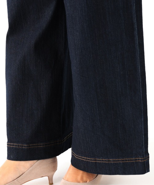 RIVE DROITE(リヴドロワ)の「《2サイズ展開》美脚デニムが今季も登場 サイドポケットデニムパンツ(デニムパンツ・レディース・ネイビー/ブルー・38/36)」の17枚目の写真